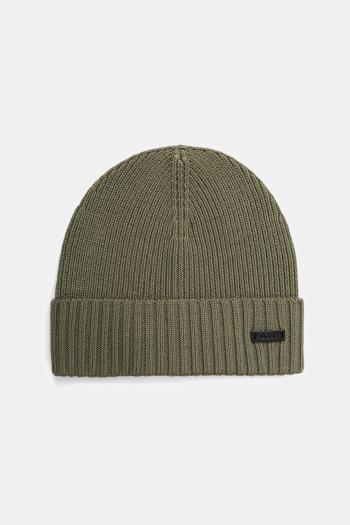 Vlnená čiapka BOSS čierna farba, vlnená, 50495306