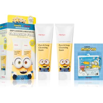 ma:nyo Minions Pure & Deep Cleansing Foam Duo Set dárková sada pro dokonalé vyčištění pleti