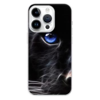 Odolné silikonové pouzdro iSaprio - Black Puma - iPhone 15 Pro