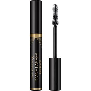 Max Factor Divine Lashes řasenka pro natočení a oddělení řas odstín 001 Rich Black 8 ml