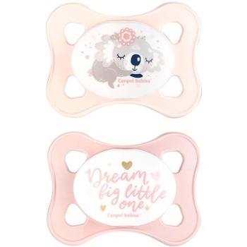 Canpol Babies Sleepy Koala set mini dudlíků 0–2 m, růžový (5901691851177)