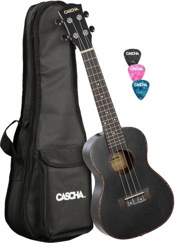 Cascha HH 2300L Black Koncertní ukulele