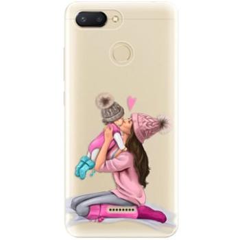 iSaprio Kissing Mom - Brunette and Girl pro Xiaomi Redmi 6 (kmbrugirl-TPU2_XiRmi6)