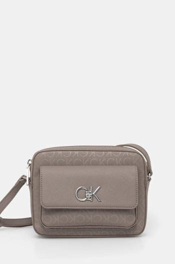 Kabelka Calvin Klein hnědá barva, K60K612676