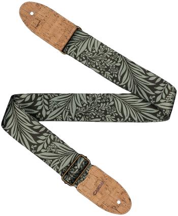 Cascha CGS-VC8 Guitar Strap Vegan Cork Olive Jungle