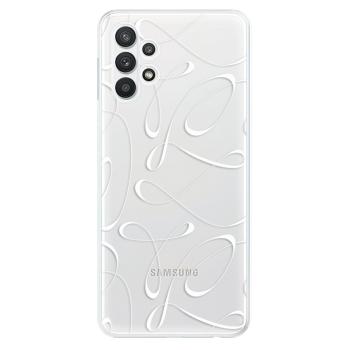 Odolné silikonové pouzdro iSaprio - Fancy - white - Samsung Galaxy A32