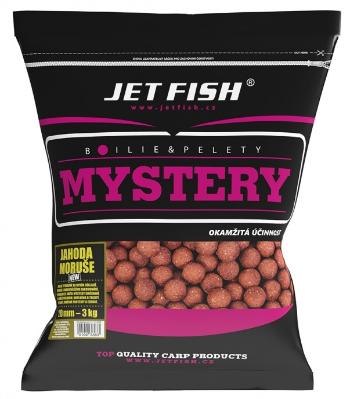 Jet fish boilie mystery jahoda/moruše new 3 kg - 20 mm