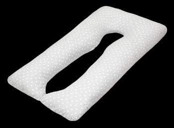 SCAMP Tehotenský vankúš presýpacie hodiny 80×150 cm Little Heart Grey