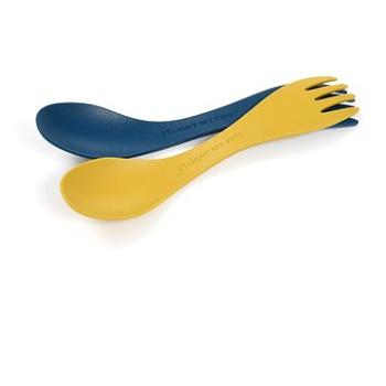 Light My Fire Spork little 2-pack mustyyellow/hazyblue (7331423012459)