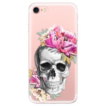 Odolné silikonové pouzdro iSaprio - Pretty Skull - iPhone 7