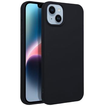 Matt szilikon Xiaomi Redmi Note 14 5G tok, fekete