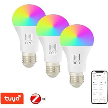 Immax NEO Smart sada 3x žárovka LED E27 11W RGB+CCT barevná a bílá, stmívatelná,Zigbee 3.0 (07743C)