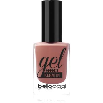 bellaoggi Gel Effect Keratin Nail Polish lak na nehty odstín Nude Petal 10 ml