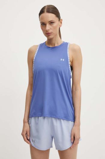 Tréninkový top Under Armour Knockout Novelty fialová barva, 1379434