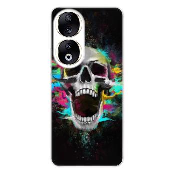 Odolné silikonové pouzdro iSaprio - Skull in Colors - Honor 90 5G