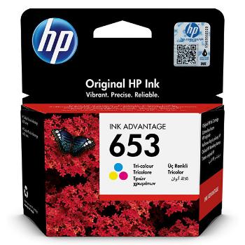 HP 3YM74AE - originální cartridge HP 653, barevná, 5ml