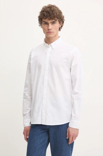 Košile Hollister Co. pánská, bílá barva, regular, s límečkem button-down, KI325-4056