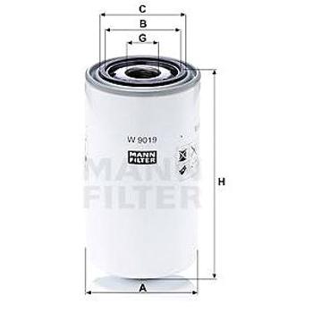 MANN-FILTER W9019 (W9019)