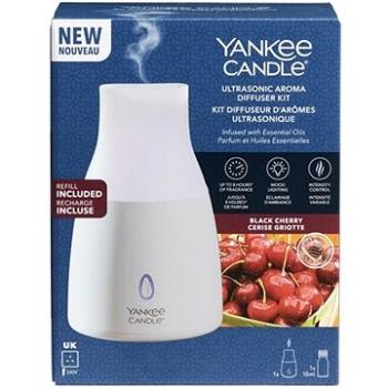 YANKEE CANDLE Ultrasonic Aroma difuzér + náplň Black Cherry 10 ml (5038581126319)