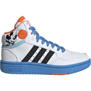 adidas HOOPS MID 3.0 MICKEY K Dětské kotníkové tenisky, bílá, velikost