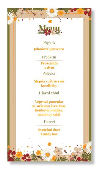 Personal Menu - Rozkvetlá louka Zvolte množství: od 31 ks do 60 ks