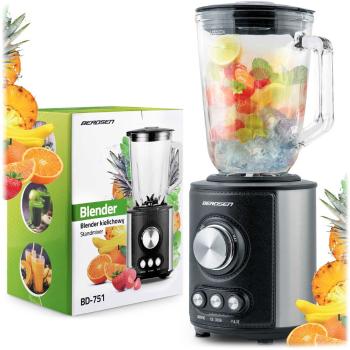 Turmixgép 800 W , 1, 5 L-es fekete BD-751 Berdsen (375100)