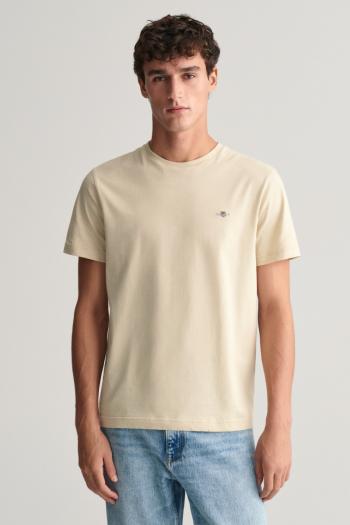 TRIČKO GANT REG SHIELD SS T-SHIRT SILKY BEIGE