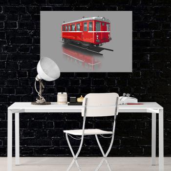 Obraz Hurvínek – motorový vozeň 131.1 (Rozmer obrazu: 90x60)