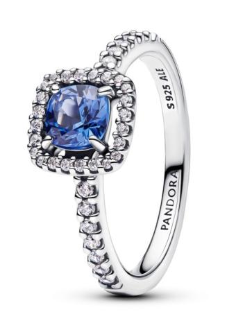 Pandora Třpytivý stříbrný prsten pro ženy Timeless 193555C01 56 mm