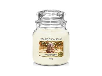 Yankee Candle Aromatická svíčka Classic střední Spun Sugar Flurries 411 g