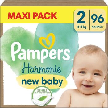 Pampers Harmonie Size 2 jednorázové pleny 4-8 kg 96 ks