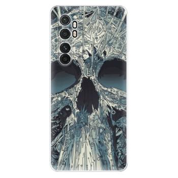 Odolné silikonové pouzdro iSaprio - Abstract Skull - Xiaomi Mi Note 10 Lite