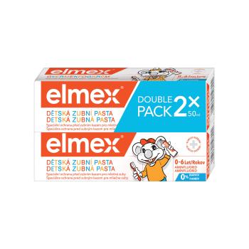 Elmex Kids 0–6 let dětská zubní pasta 2x50 ml