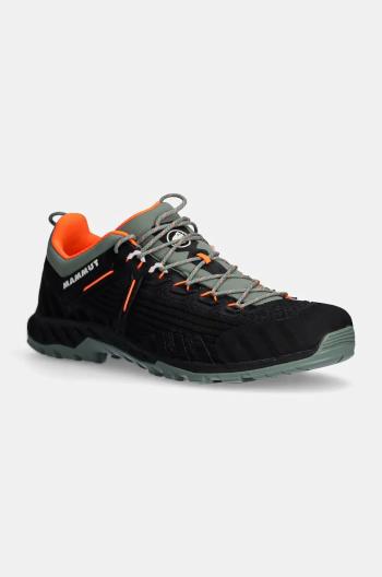 Boty Mammut Alnasca Knit III Low pánské, černá barva, 3020.06520