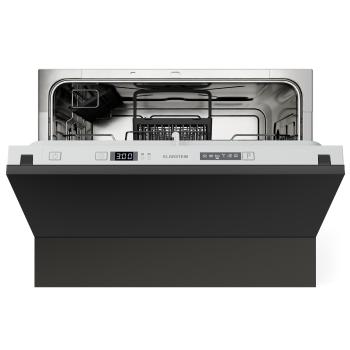 Klarstein Havasia UV 6 Secret beépíthető mosogatógép, kompakt, 6 készlet, UV-Lámpa, 6 Program