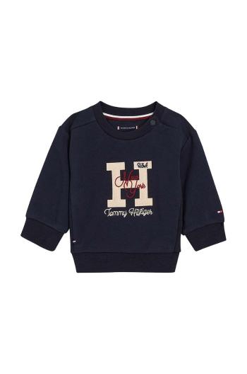 Kojenecká tepláková souprava Tommy Hilfiger tmavomodrá barva