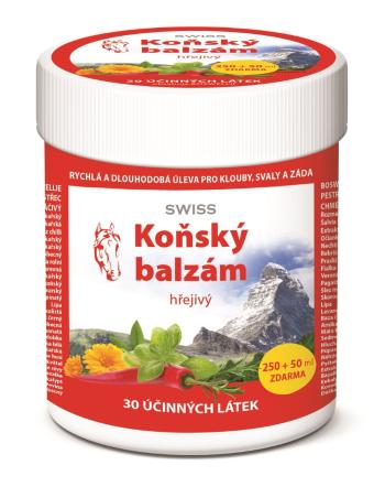 Swiss Koňský balzám hřejivý 250+50 ml