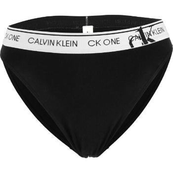 Calvin Klein FADED GLORY-HIGH LEG TANGA Dámské kalhotky, černá, velikost