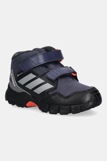 Detské zimné topánky adidas TERREX TERREX SKYCHASER MID GTX tmavomodrá farba, JR4056