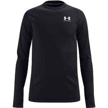 Under Armour COLDGEAR Chlapecké tričko s dlouhým rukávem, černá, velikost