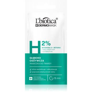 L’biotica DermoMask H 2% hloubkově vyživující maska na obličej 8 ml
