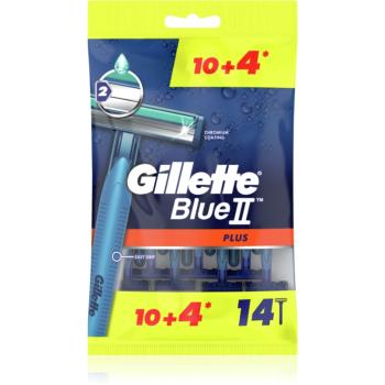 Gillette Blue II Plus aparat de ras de unică folosință pentru barbati 14 buc