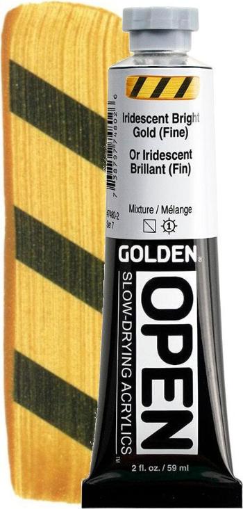 Golden Artist Colors Open Akrylová barva Iridescent Bright Gold (Fin) 59 ml 1 ks