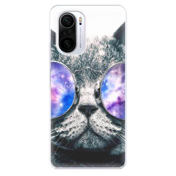 Odolné silikonové pouzdro iSaprio - Galaxy Cat - Xiaomi Poco F3