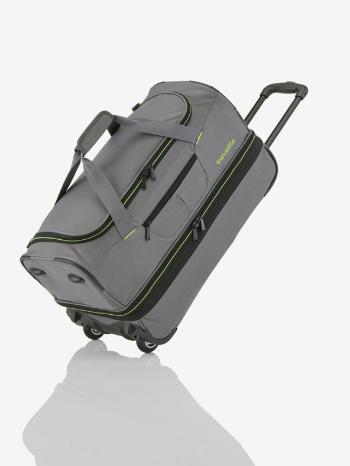 Travelite Basics Wheeled duffle S - šedo-zelená Taška Šedá