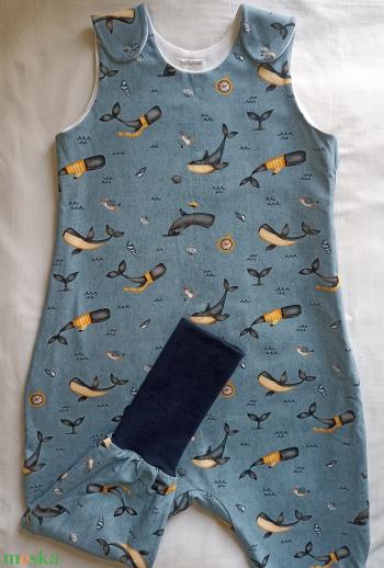 98-104-110-es Tavaszi tipegő hálózsák pamut 23-24 fokba bálnás