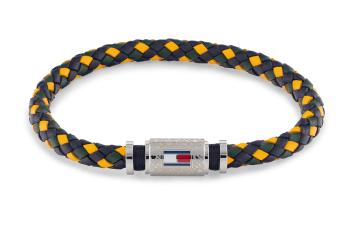 Tommy Hilfiger Barevný pánský náramek z pravé kůže Homme 2790455