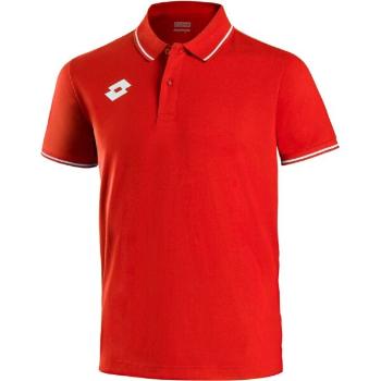 Lotto ELITE POLO SHIRT Juniorské polo tričko, červená, velikost