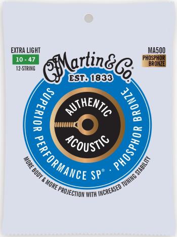 Martin Authentic SP 92/8 Phosphor Bronze 12-String Extra Light