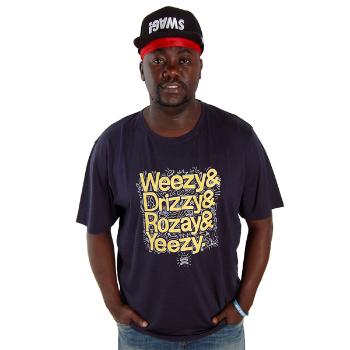 Cayler & Sons Drizzy Te Navy Yellow - 2XL